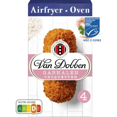Van Dobben Oven en airfryer garnalen croquetten
