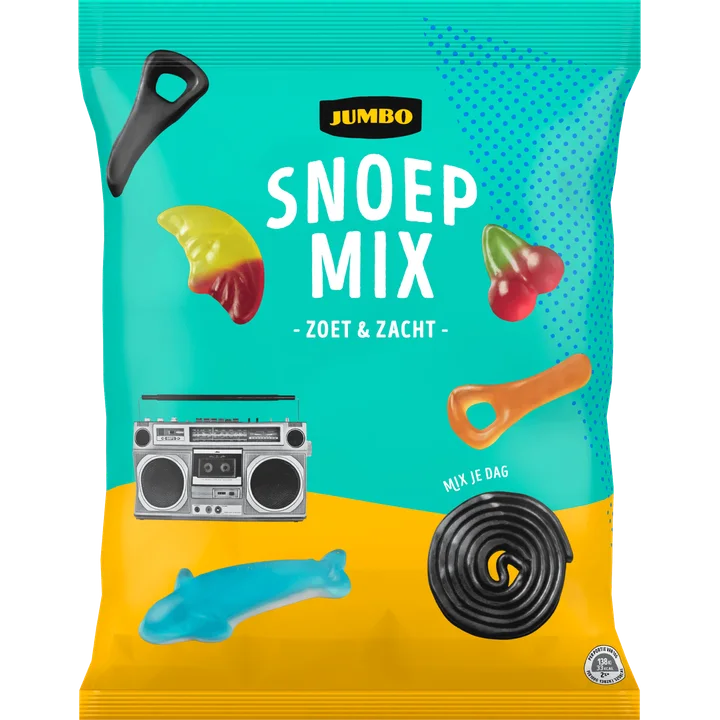 Jumbo Snoep Mix Zoet & Zacht 500 g