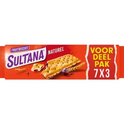 Sultana Fruitbiscuit naturel voordeelpak
