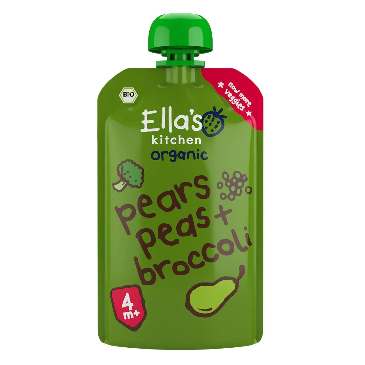 Knijp peer erwt broccoli 4mndn