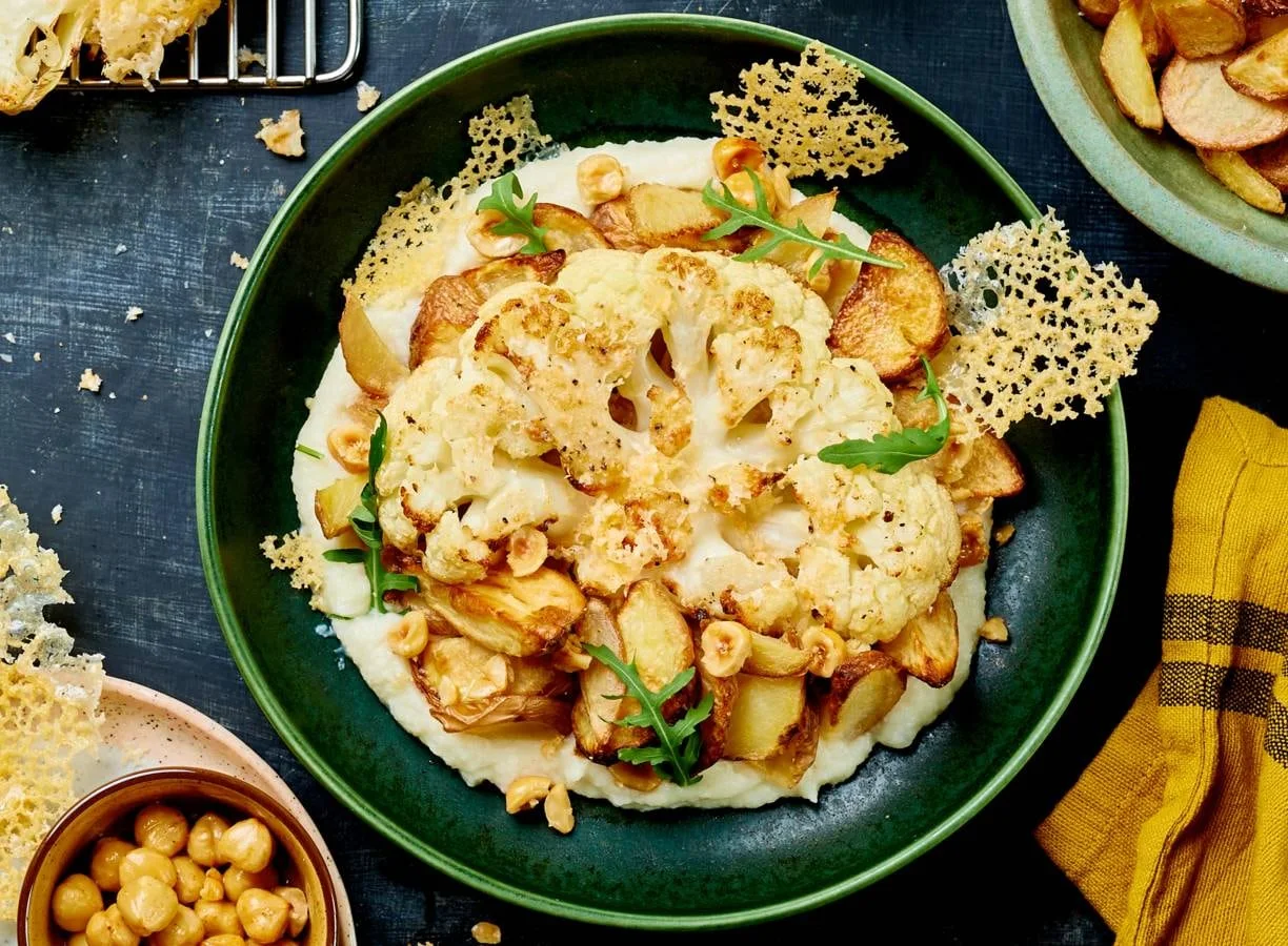 Bloemkoolsteak met krieltjes van Cêlavíta (advertentie)