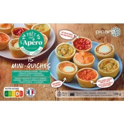Picard 15 mini-quiches