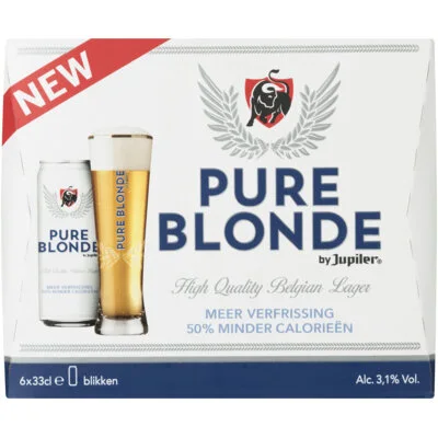 Pure Blonde 6pack blik BEL