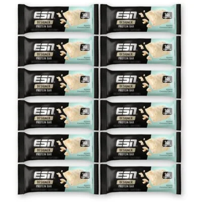 ESN Designer protein bar almond coconut 12pk