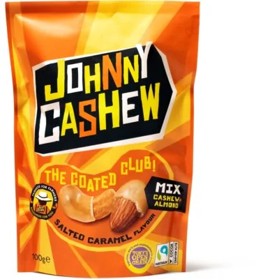 Johnny Cashew Mix cashew almond salted caramel