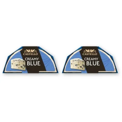 Castello Creamy blue kaas 2-pack