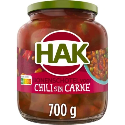 Hak Bonenschotel voor Chili sin Carne 700 g