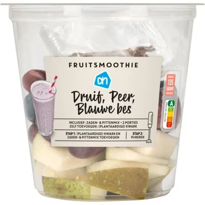 AH Smoothie fruitdruif peer blauwe bes