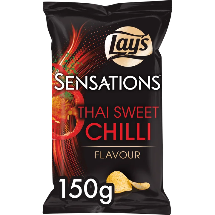Lay's Sensations Thai Sweet Chilli Chips 150 gr