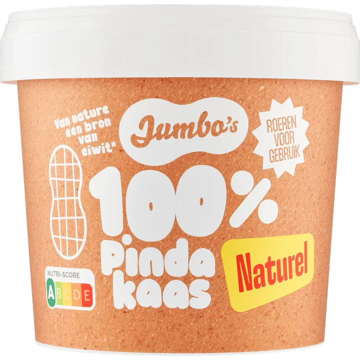 Jumbo's 100% Pindakaas Naturel 1 kg