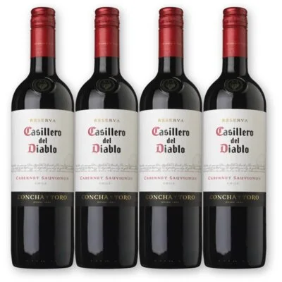Casillero del Diablo Casillero Cab. Sauv. Res 4 flessen
