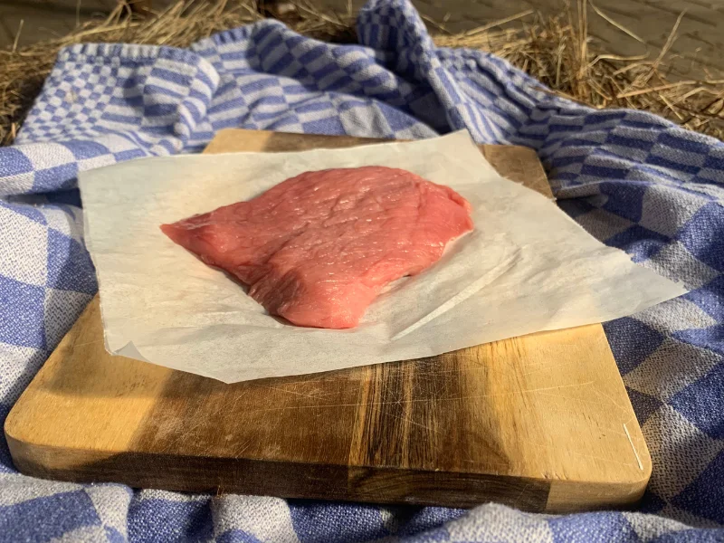 Boeren in het Bos Schnitzel Bosvarken