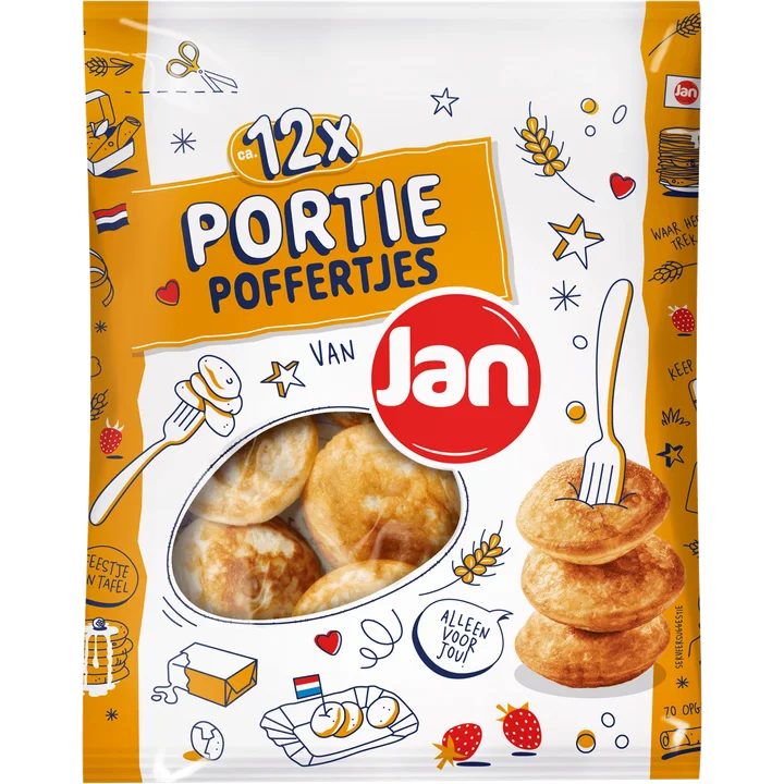 Jan Portie Poffertjes 12 Stuks 100 g