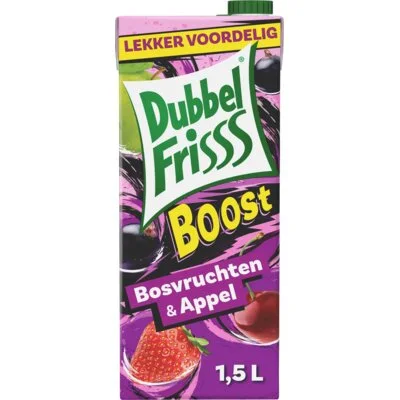 DubbelFrisss Boost bosvruchten & appel