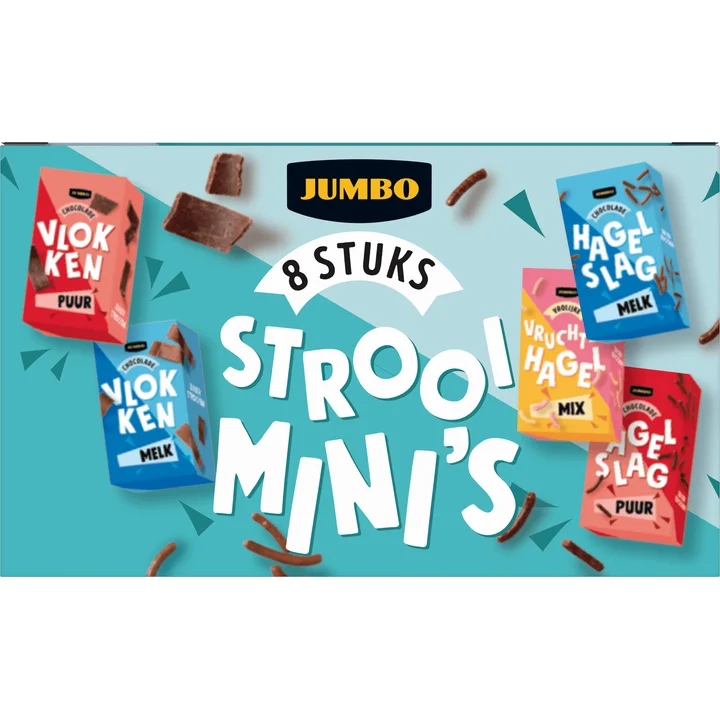 Jumbo Strooi Mini's 8 Stuks