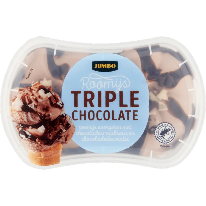 Jumbo Roomijs Triple Chocolate 100 g