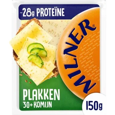 Milner Komijn Jong Belegen 30+ Kaas Plakken