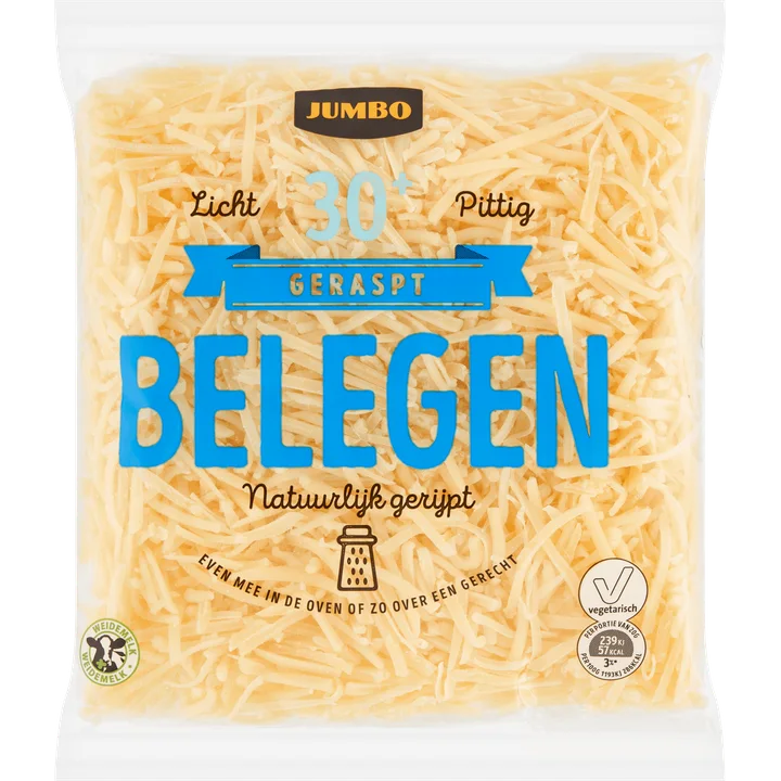 Jumbo Geraspte Kaas Belegen 30+ 150 g