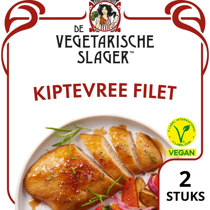 De Vegetarische Slager Kiptevree Filet 180 g