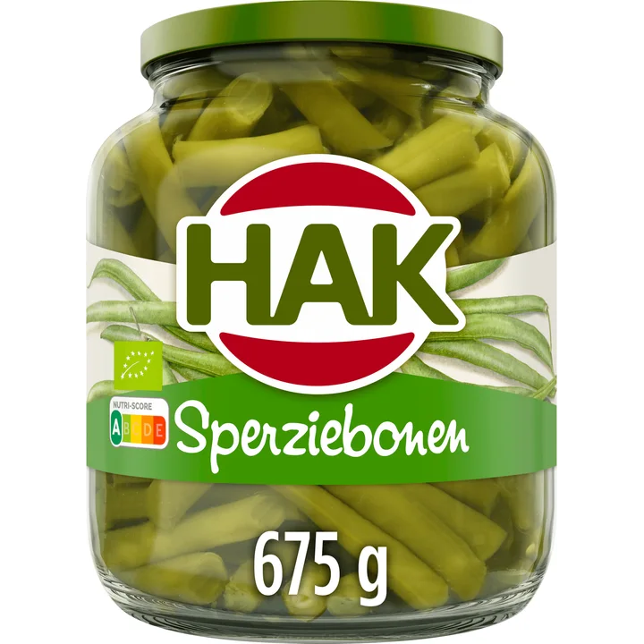 Hak Sperziebonen Bio 675 g