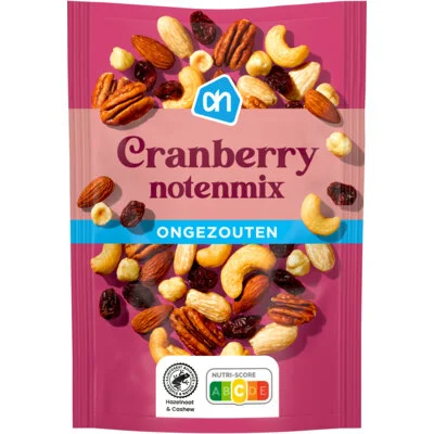 AH Ongezouten cranberry notenmix
