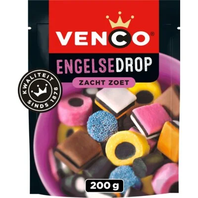 Venco Engelse drop zacht zoet