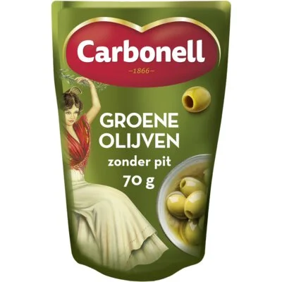 Carbonell Groene olijven zonder pit