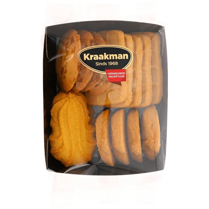 Kraakman Roomboter Koekjes Assorti 14 Stuks