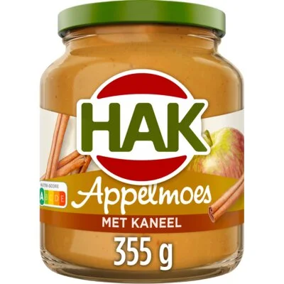 Hak Appelmoes met Kaneel 355 g