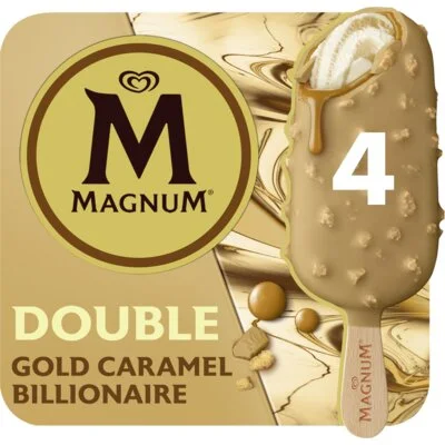 Magnum Double gold caramel billionaire