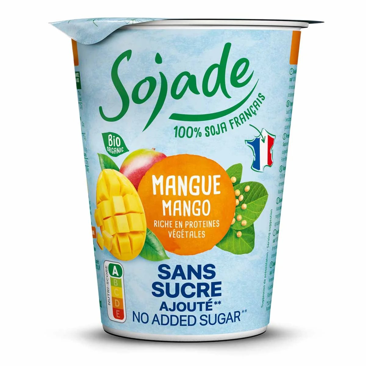 Sojayoghurt mango