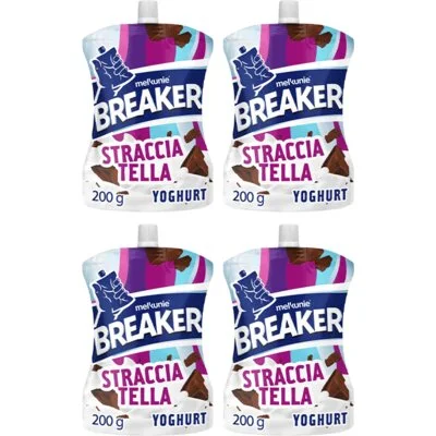 Melkunie Breaker straciatella yoghurt 4-pack