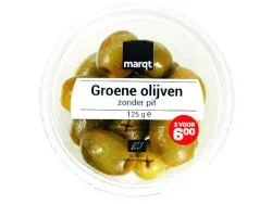 Pitloze Groene olijven