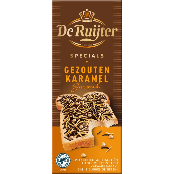 De Ruijter Hagelslag Gezouten Karamel 200 g