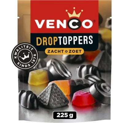 Venco Droptoppers zacht & zoet