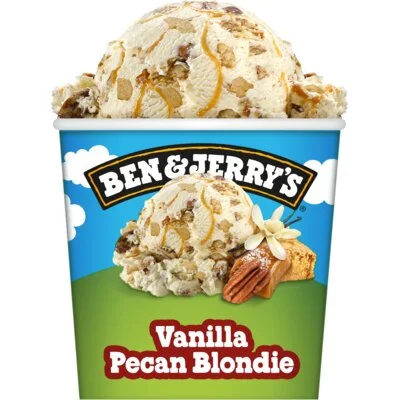 Ben & Jerry's Vanilla pecan blondie