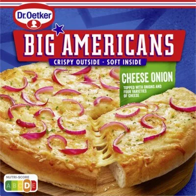 Dr. Oetker Big Americans pizza cheese onion