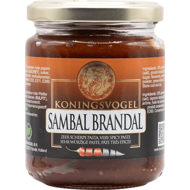 Koningsvogel Sambal Brandal 280 g