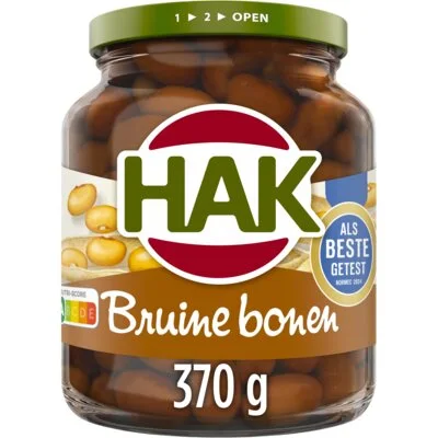 Hak Bruine Bonen 370 g