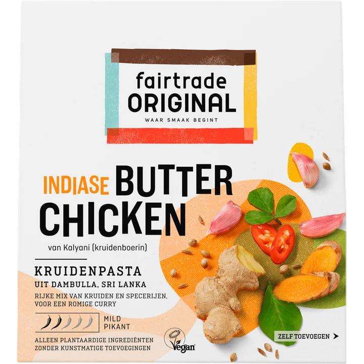 Fairtrade Original Indiase Butter Chicken 75 g