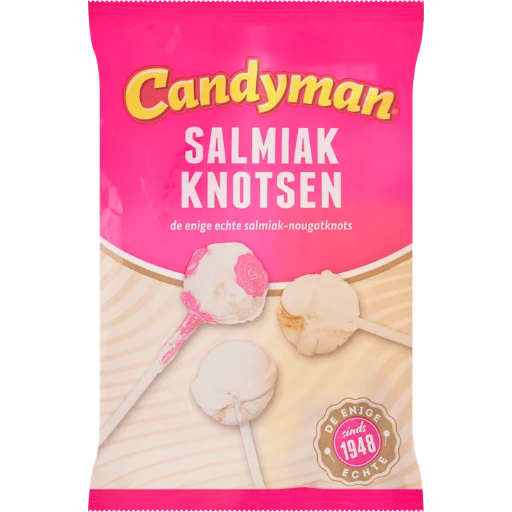 Candyman Salmiak Knotsen 125 g