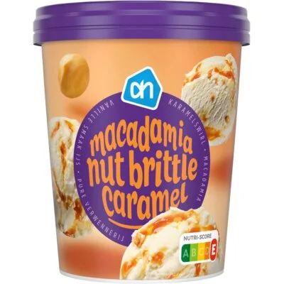 AH Macademia nut brittle caramel