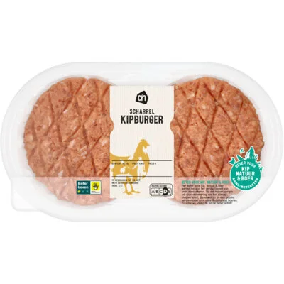 AH Scharrel kipburger 4 stuks