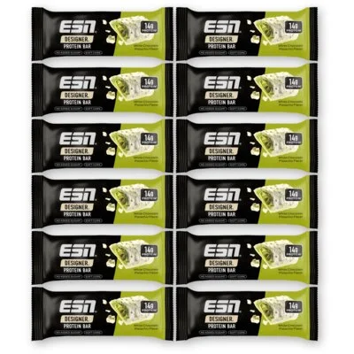ESN Designer protein bar choc pistachio 12pk