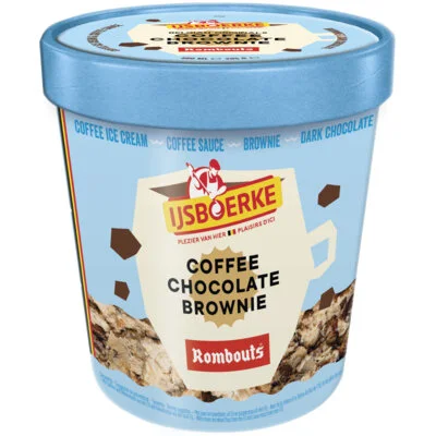 IJsboerke Coffee chocolate brownie