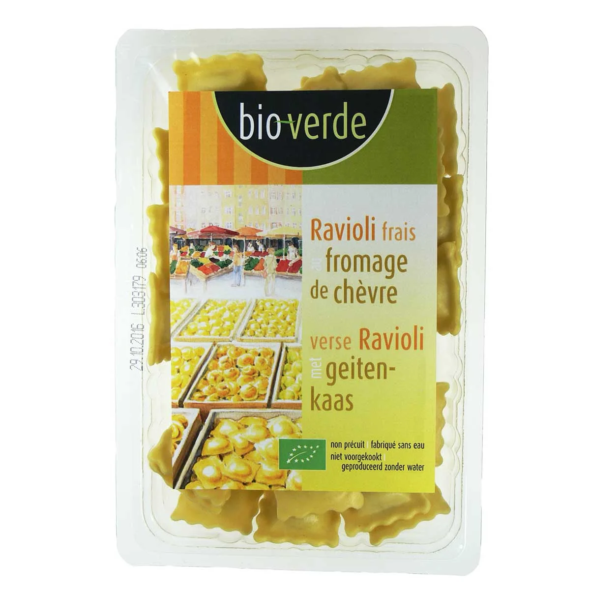 Verse ravioli geitenkaas & walnoten