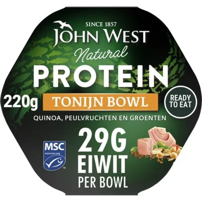 John West Protein tonijn bowl quinoa peulvruchten