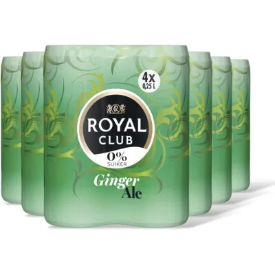 Royal Club Ginger ale 0% 24-pack