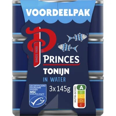 Princes Tonijnstukken in water voordeelpak