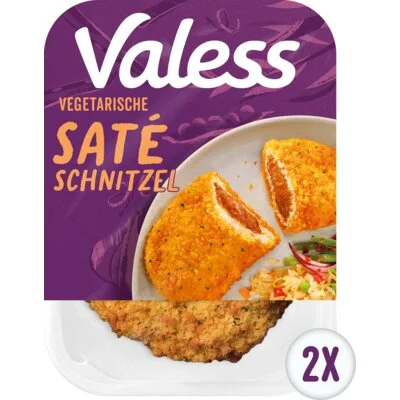 Valess Vega Saté Schnitzel 2 stuks 180g